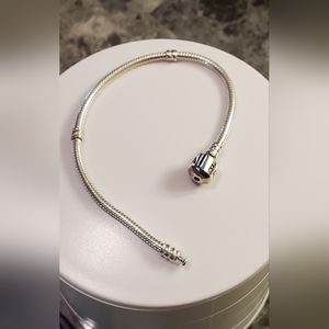 Authentic Pandora S925 ALE Bracelet Size 7 Inches Excellent Condition